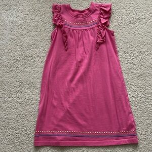 Hanna Andersson pink ruffle dress